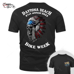2022 Daytona Bike Week Indian Chief Skull T Shirt