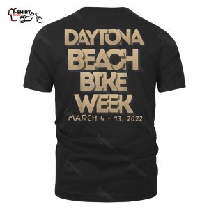 2022 Daytona Bike Week Back Print T Shirt