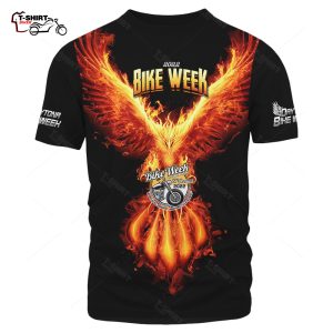 2022 Daytona Bike Week Fire Phoenix T Shirt 1