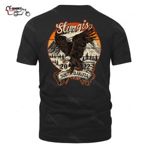 Sturgis 2022 South Dakota Bald Eagle Retro Vintage Aesthetic Back Print T Shirt 29603299 1