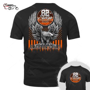 2022 Sturgis Motorcycle Rally 82nd Eagle Black T Shirt 13641964 1