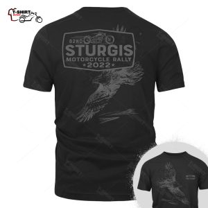 2022 Sturgis Motorcycle Rally Pencil Eagle Black T Shirt 85053900 1