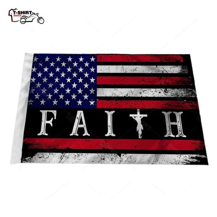 Faith In God Jesus Motorcycle Flag