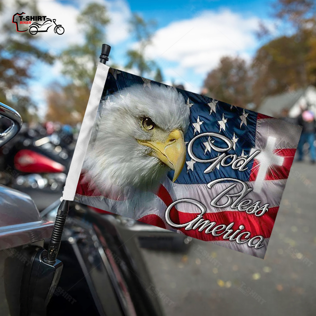 God Bless American Motorcycle Flag