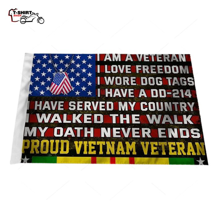 I Walked The Walk My Oath Never Ends Proud Vietnam Veteran Motorcycle Flag 1 87154801 1
