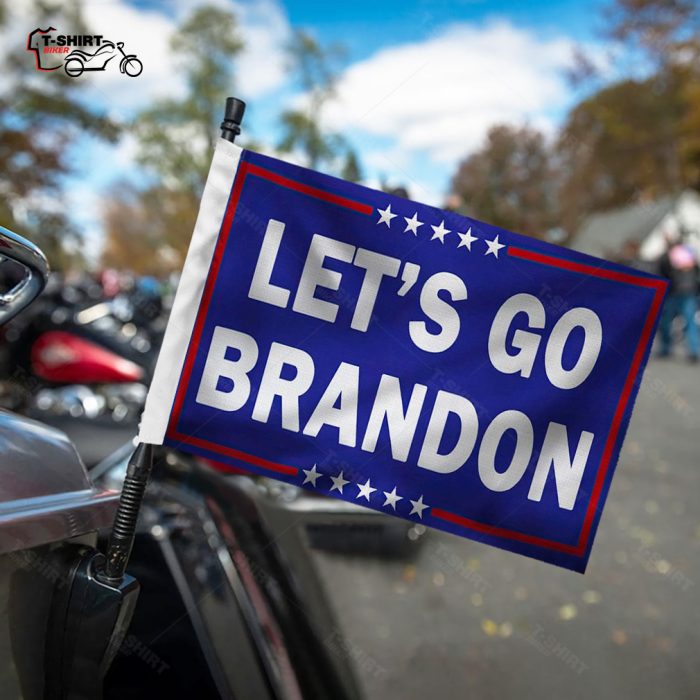 Lets Go Brandon V2 Motorcycle Flag