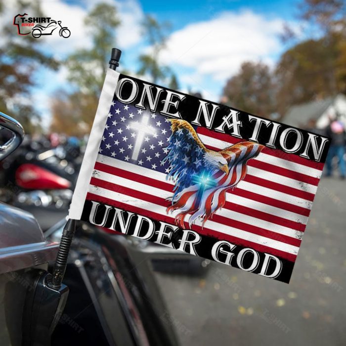 One Nation Under God American Eagle Motocycle Flag 2 81594426 1