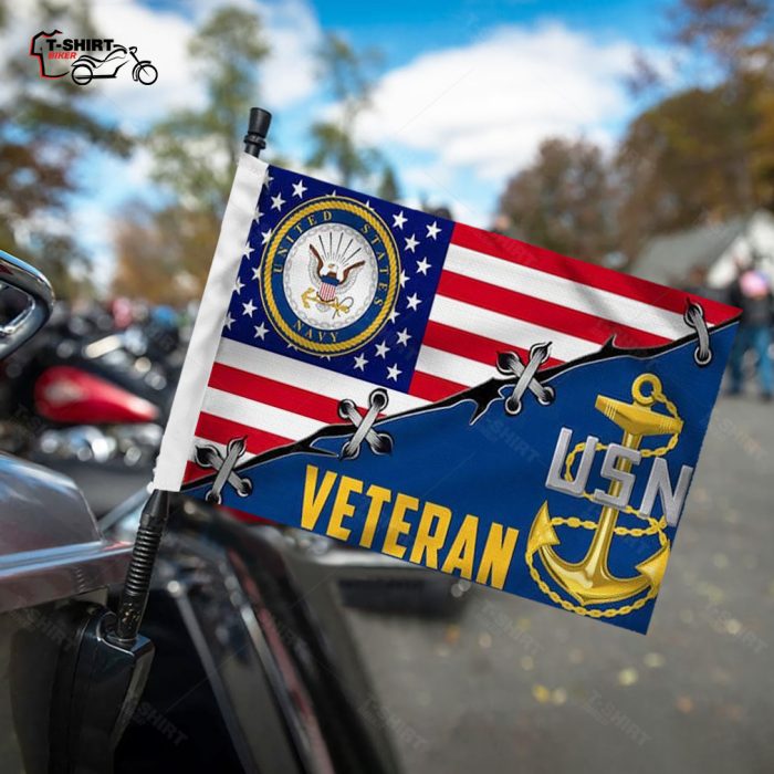 U.s. Navy Veteran V2 Motorcycle Flag 2 3121335 1