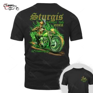2022 Sturgis Motorcycle Rally Bad To The Bone T Shirt 29550402 1