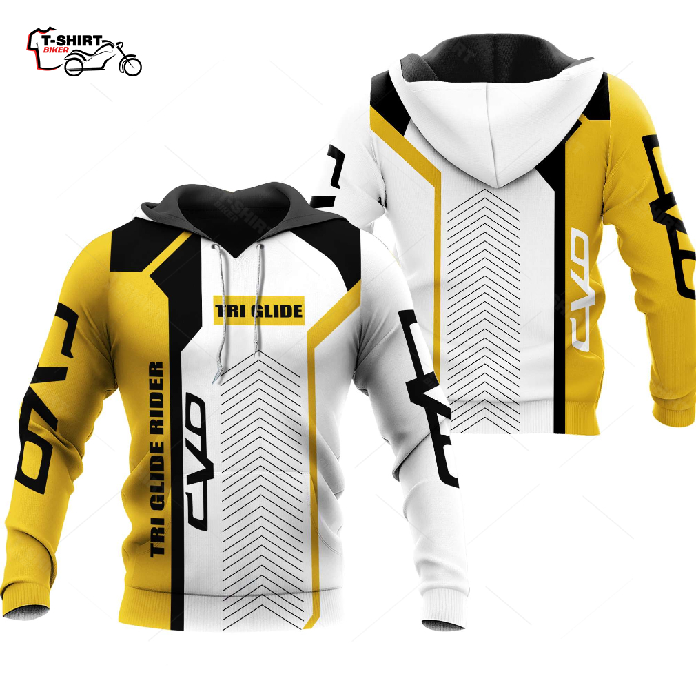 Tri Glide Rider CVO Yellow 3D All Over Printed T Shirt 3 8093966 1