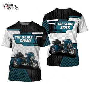Tri Glide Rider Tahitian Teal Three Wheels Motorcyle 3D All Over Printed T Shirt 1 61624863 1