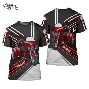 Tri Glide Rider Three Wheels Motorcyle 3D All Over Printed T Shirt 1 95331425 1