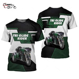 Tri Glide Rider Three Wheels Motorcyle Venom 3D All Over Printed T Shirt 1 11284943 1