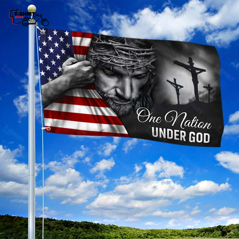 Jesus Flag One Nation Under God Grommet Flag Jesus Flag One Nation Under God Grommet Flag