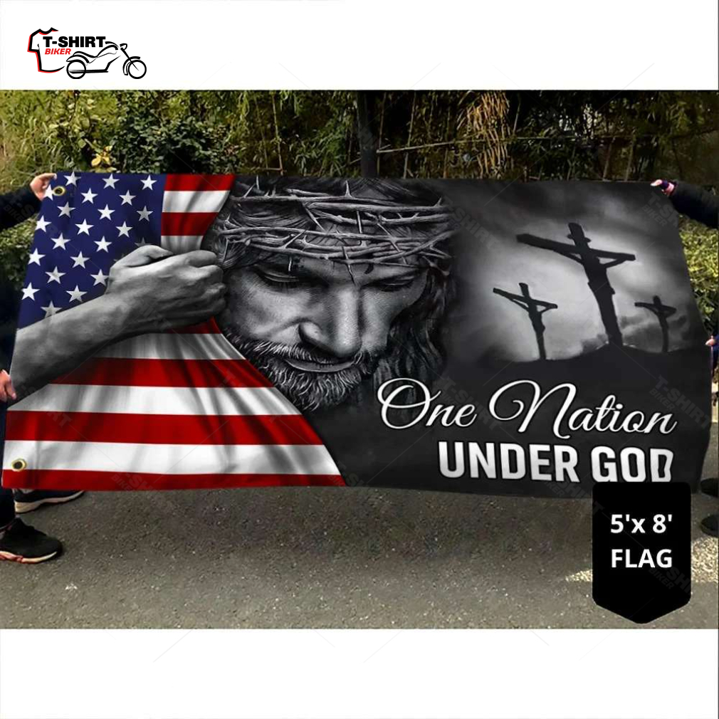 Jesus Flag One Nation Under God Grommet Flag Jesus Flag One Nation Under God Grommet Flag