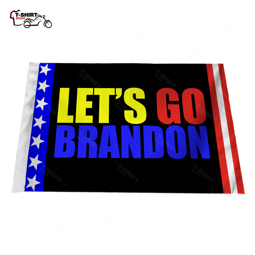 Let's Go Brandon V6 Motorcycle Flag Let's Go Brandon V6 Motorcycle Flag