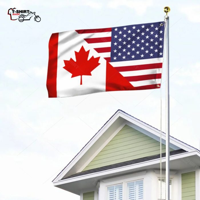 Canada American Flag Freedom Convoy 2022 Grommet Flag 4 29088707 1