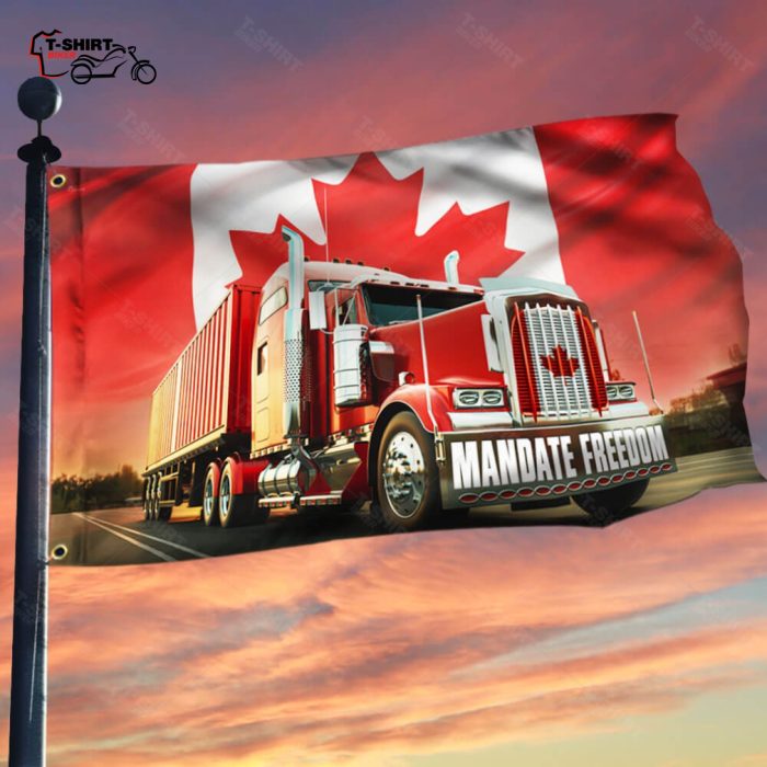Canadian Flag Mandate Freedom Convoy 2022 Grommet Flag 1 4143785 1