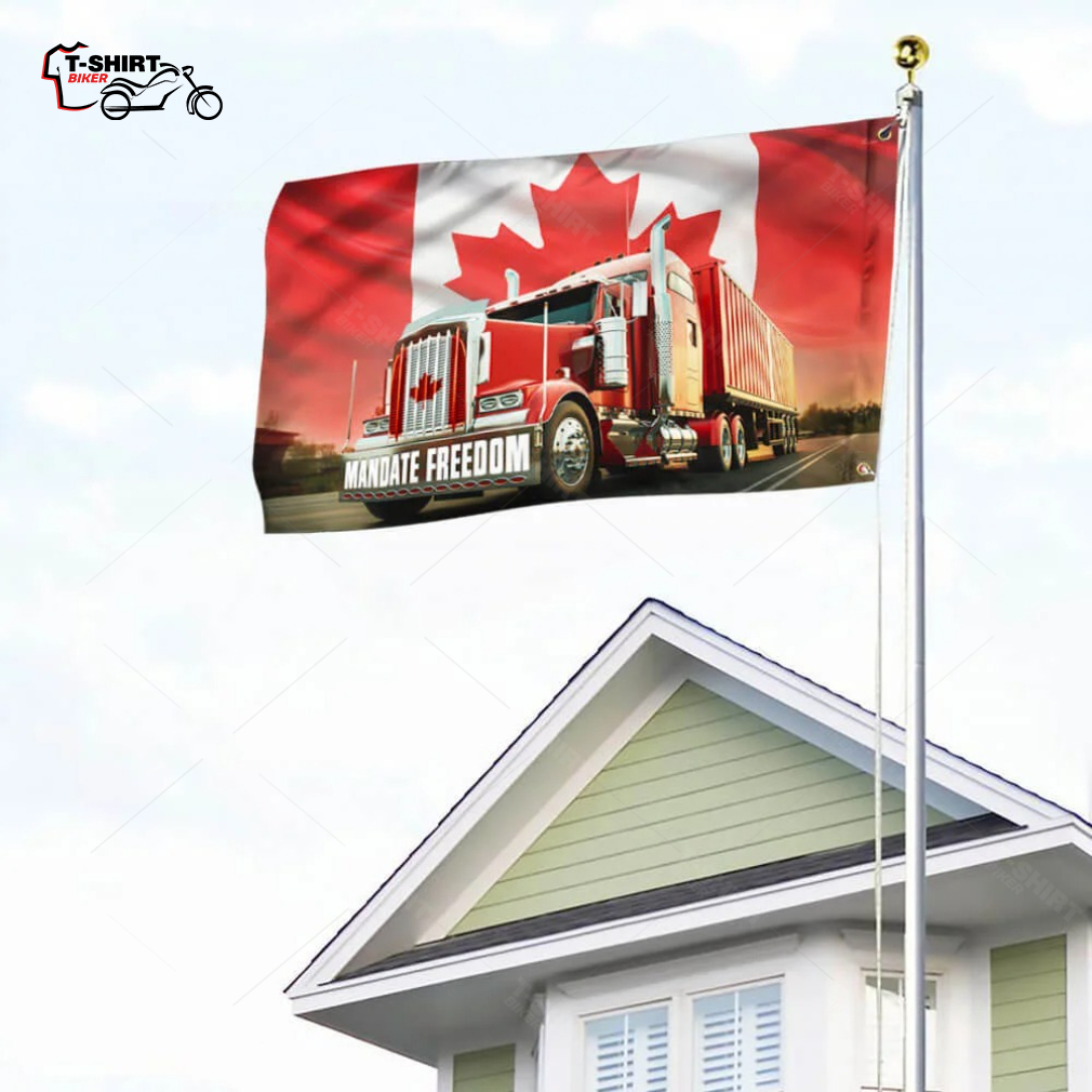 Canadian Flag Mandate Freedom Convoy 2022 Grommet Flag Canadian Flag Mandate Freedom Convoy 2022 Grommet Flag