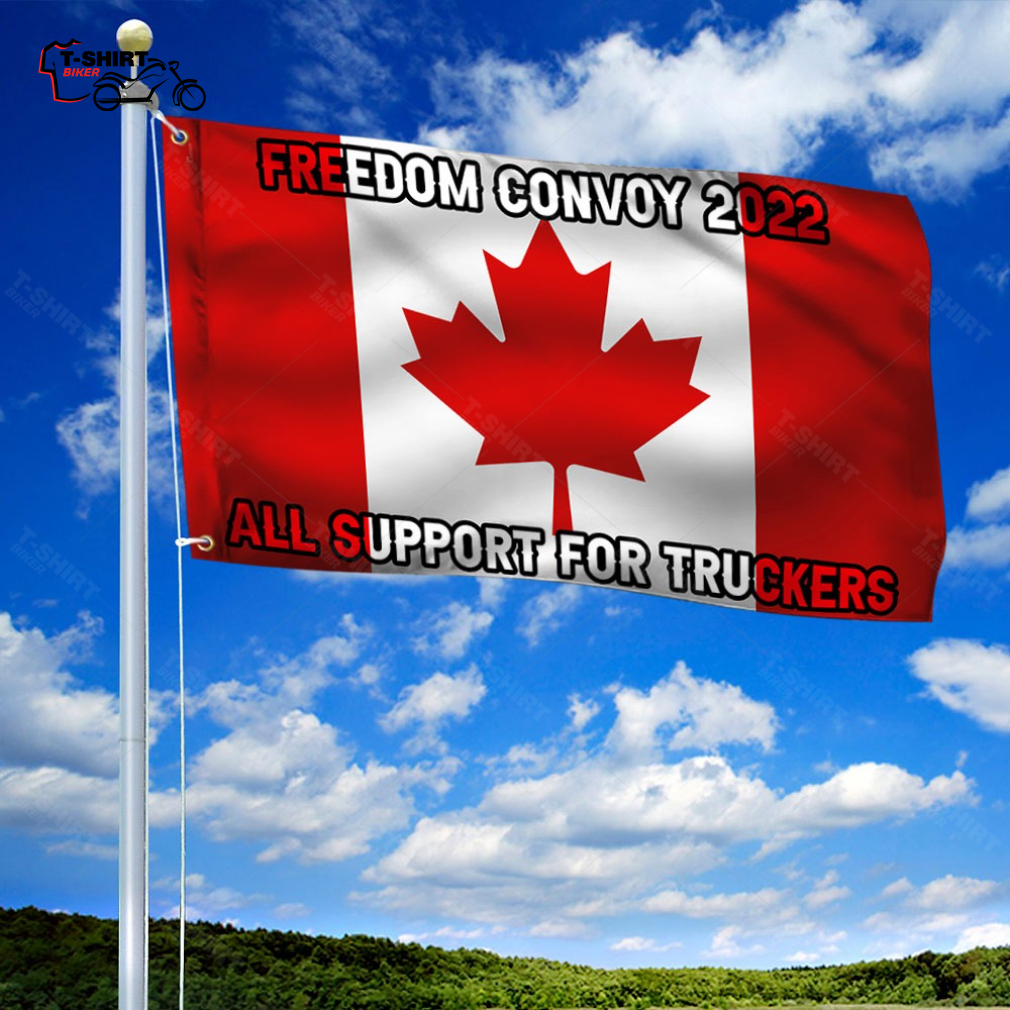 Freedom Convoy 2022 All Support For Truckers Canadian Flag Grommet Flag 2 4272393 1