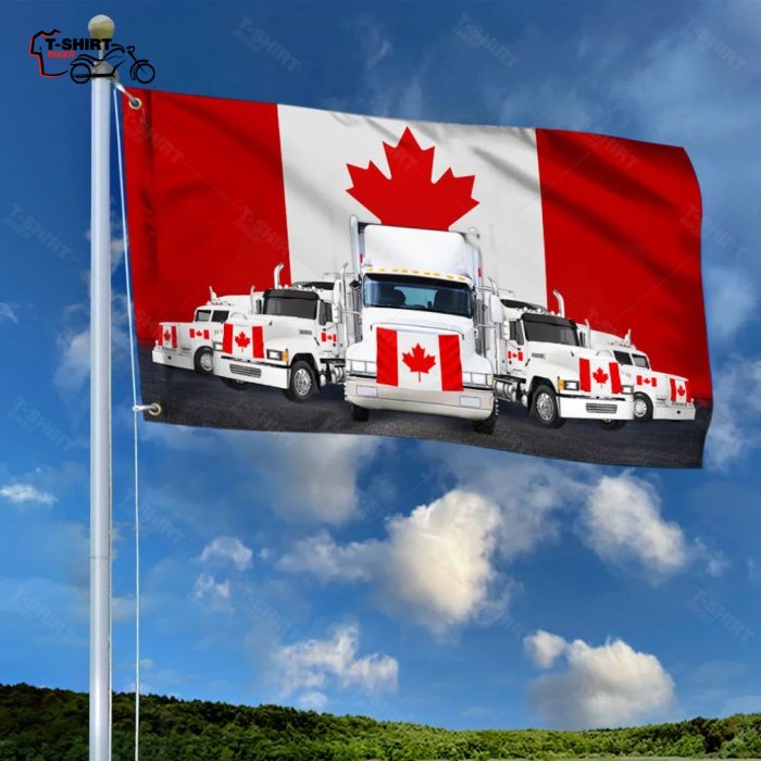 Freedom Convoy 2022 Canadian Flag Truckers Grommet Flag 2 30527644 1