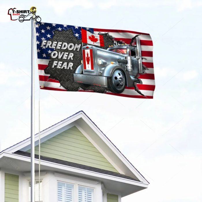 Freedom Convoy 2022 Freedom Over Fear Grommet Flag 4 84900035 1