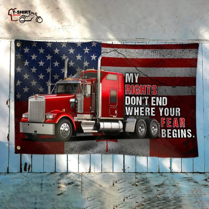 Freedom Convoy 2022 My Rights Dont End Where Your Fear Begins Grommet Flag 2 86359007 1