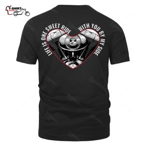 Life Is One Sweet Ride With You By My Side Back Print T Shirt 47299824 1