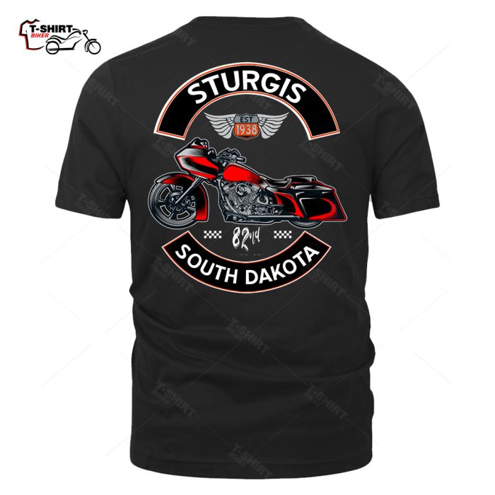 Sturgis 82nd South Dakota Cruiser Back Print T Shirt 64164142 1