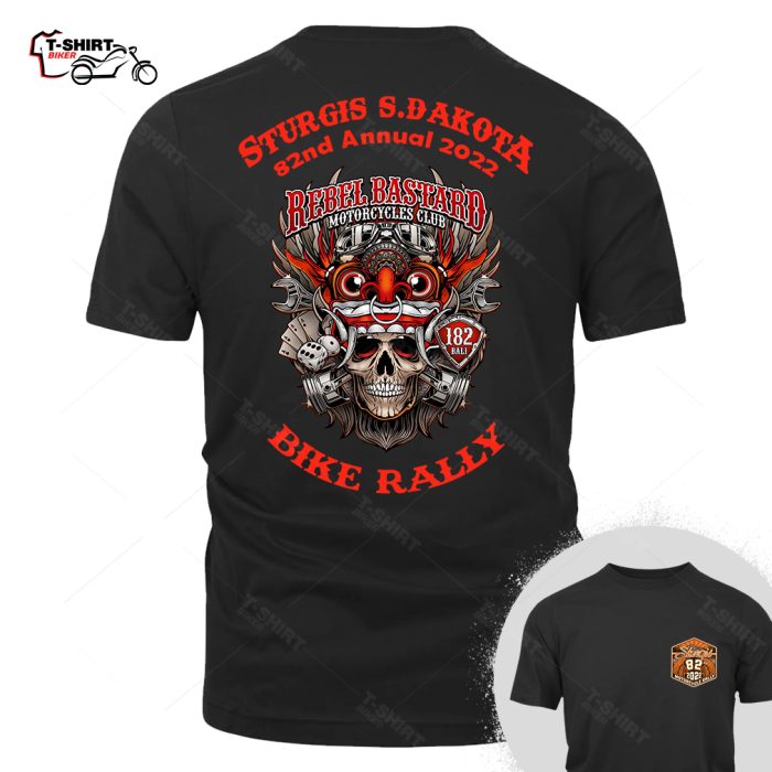 2022 Sturgis Motorcycle Rally Rebel Bastard T shirt 23690282 1