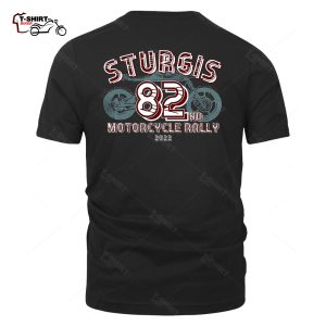 82 Sturgis Motorcycle Rally 2022 Red Graphic T Shirt 10331982 1