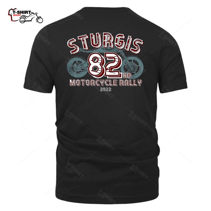 82 Sturgis Motorcycle Rally 2022 Red Graphic T Shirt 10331982 1