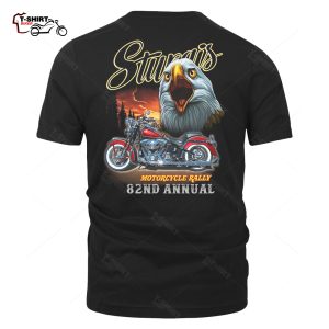 2022 Sturgis Motorcycle Rally Eagle Biker 82nd Anniversary T Shirt 33069459 1