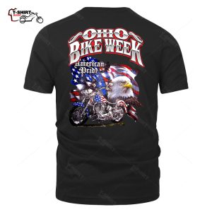 2022 Ohio Bike Week American Symbols Biker T Shirt 72307390