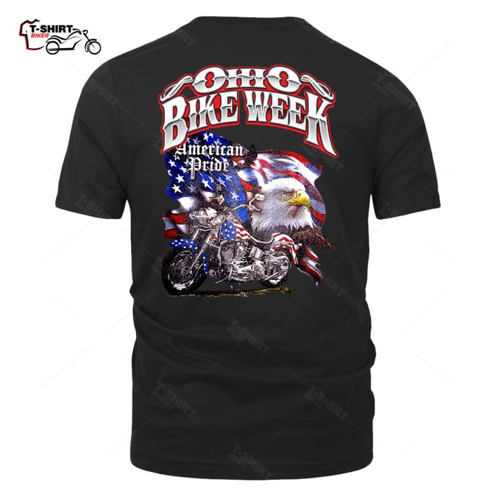 2022 Ohio Bike Week American Symbols Biker T Shirt 72307390