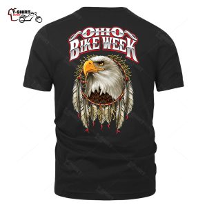2022 Ohio Bike Week Bald Eagle Dreamcatcher Biker T Shirt 21455389