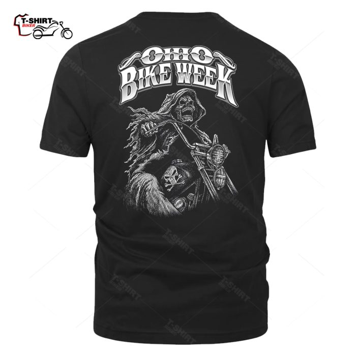 2022 Ohio Bike Week Grim Reaper Biker T Shirt 46922044