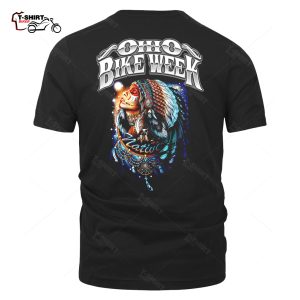 Ohio Bike Week Girl Indian Native T Shirt 22923246 1
