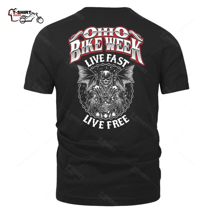 Ohio Bike Week Live Fast Live Free T Shirt 75594906 1