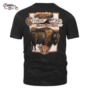 2022 Sturgis Motorcycle Rally 82nd Posterized Rust T Shirt 98179313 1