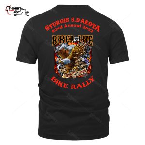2022 Sturgis Motorcycle Rally Biker For Life Life To Ride T Shirt 17399589 1