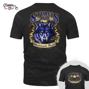 2022 Sturgis Black Hills Rally One Man Wolf Pack T Shirt 1 81824377 1
