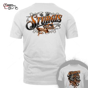 2022 Sturgis Black Hills Rally Sturgis Piston White T Shirt 1 98355708 1