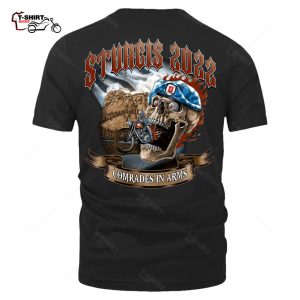 2022 Sturgis Motorcycle Rally Comrades In Arms T Shirt 14673427 1