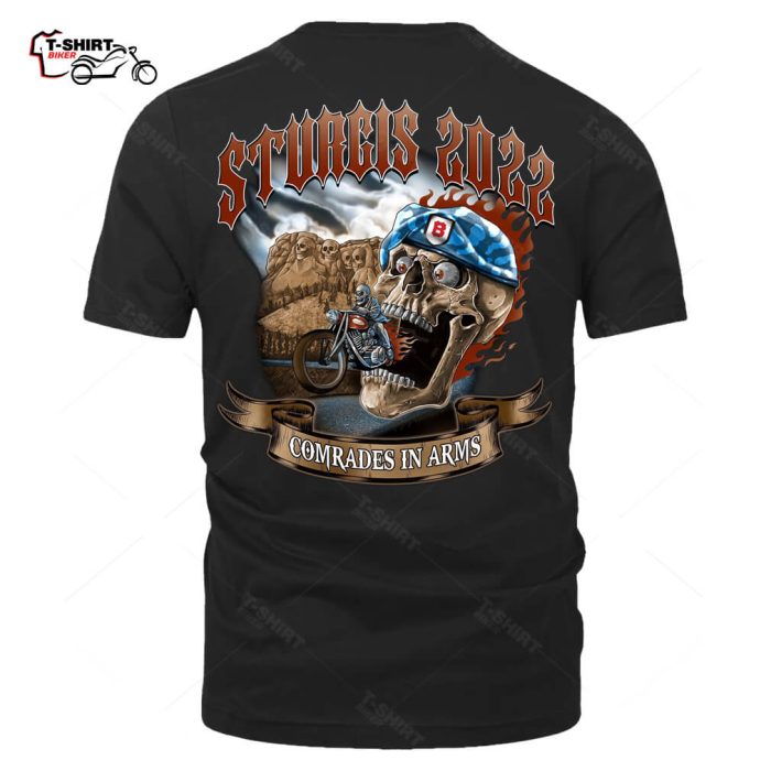 2022 Sturgis Motorcycle Rally Comrades In Arms T Shirt 14673427 1
