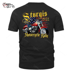 2022 Sturgis Motorcycle Rally 82nd Bike Flag U.S T Shirt 76188049 1