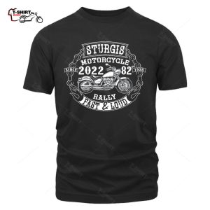 2022 Sturgis Motorcycle Rally 82nd Youth Fast Loud T Shirt 39492229 1