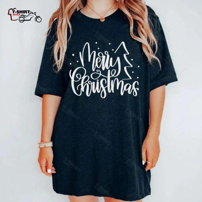 Merry Christmas Tree T Shirt 1