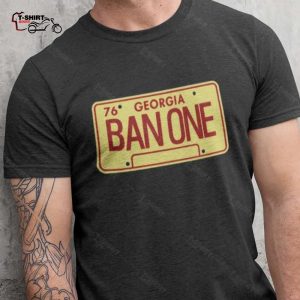 1977 Pontiac Firebird Trans Ban One Georgia License Car Lover T shirt 1
