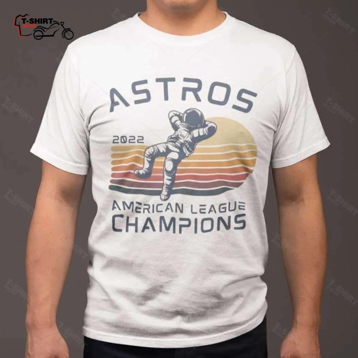 2022 Astronaut American League Champions T Shirt Houston Astros 1
